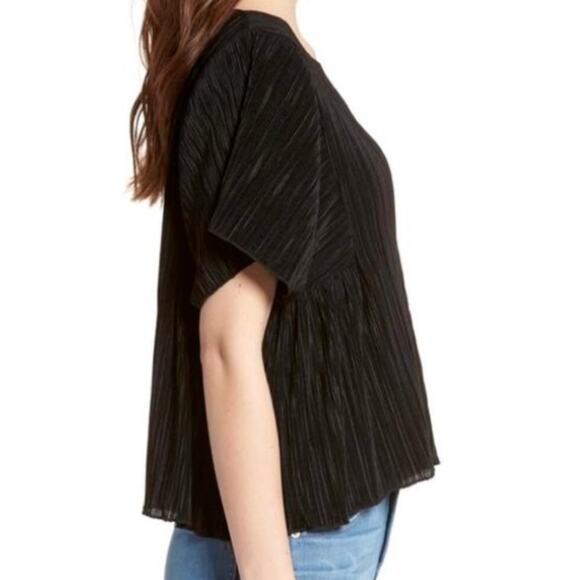 madewell black picropleat top - Picture 2 of 2